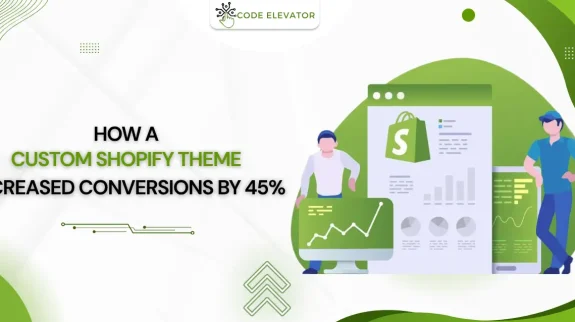 custom Shopify theme boosted conversions